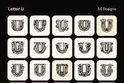 1400 Alphabet Letters Logo, a Solid Icon by Creative Stall (Thumbnail 28 of 34)