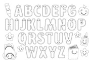 Cute Kawaii Back to School Bundle, an Education Illustration by C Design Studio (Thumbnail 18 of 19)