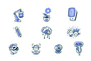 AI Icon Doodle Style Vol 2, an Object Graphic by SLAB! Design (Thumbnail 2 of 3)