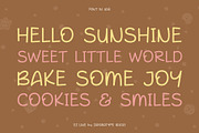 EZ Biscuit, a Handwritten Font by Zafara Studios (Thumbnail 5 of 6)