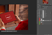 Christmas Tablet Mockup, an iPad Mockup by RSplaneta (Thumbnail 2 of 2)