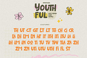 Youthful - Kids Display Font Simple, a Sans Serif Font by Gassstype (Thumbnail 5 of 8)