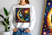 Women in the Moon and Sky, a Person Illustration by Sharon Schwalbe (Thumbnail 4 of 5)