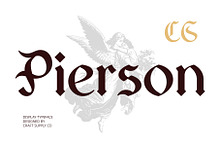 CS Pierson – Gothic Font