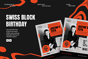 Swiss Block - Birthday Invitation, an Invitation Template by StreaksideStd (Thumbnail 3 of 3)