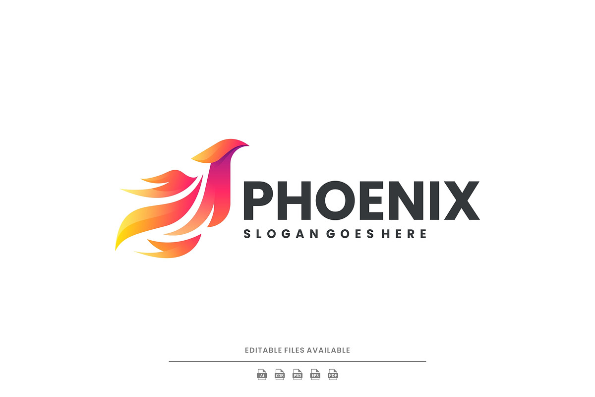 Gradient Modern Phoenix Logo Design, a Branding & Logo Template by Artnivora.Std (Photo 1 of 3)