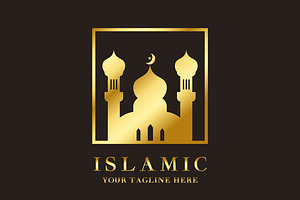 Islamic Mosque Building Logo Icon, a Branding & Logo Template by Morvana Crew