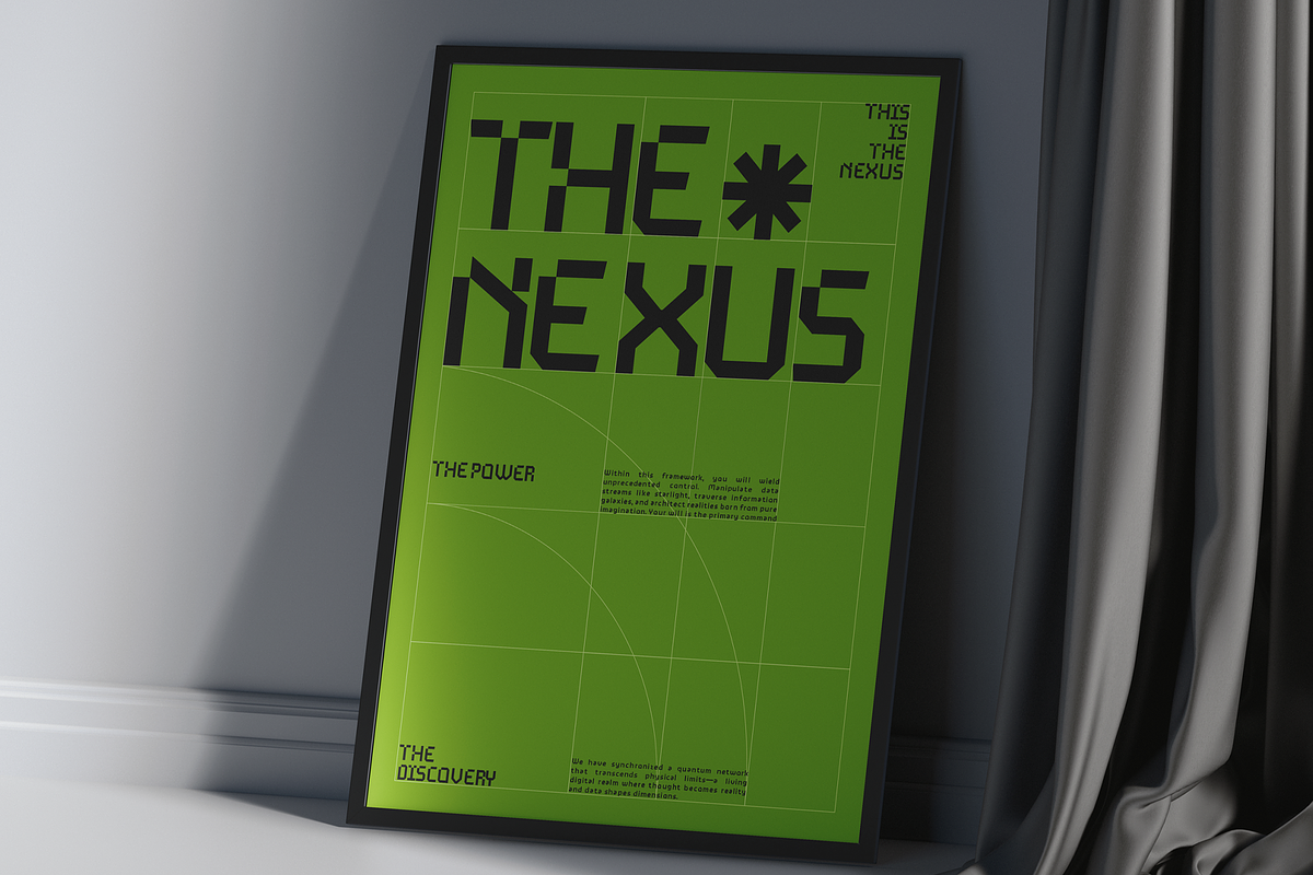 Xytrion - Modular Futuristic Sci-Fi, a Font by Indotype Foundry (Photo 9 of 10)