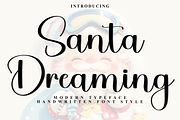 Santa Dreaming, a Handwritten Font by InermediaSTUDIO (Thumbnail 1 of 8)