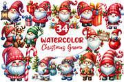 Cute Christmas Gnome Sublimation, an Illustration by Dream Creation (Thumbnail 1 of 7)