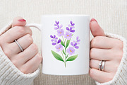 Romantic Pastel Floral Clipart Set, an Illustration by Sublimation Artist (Thumbnail 5 of 6)