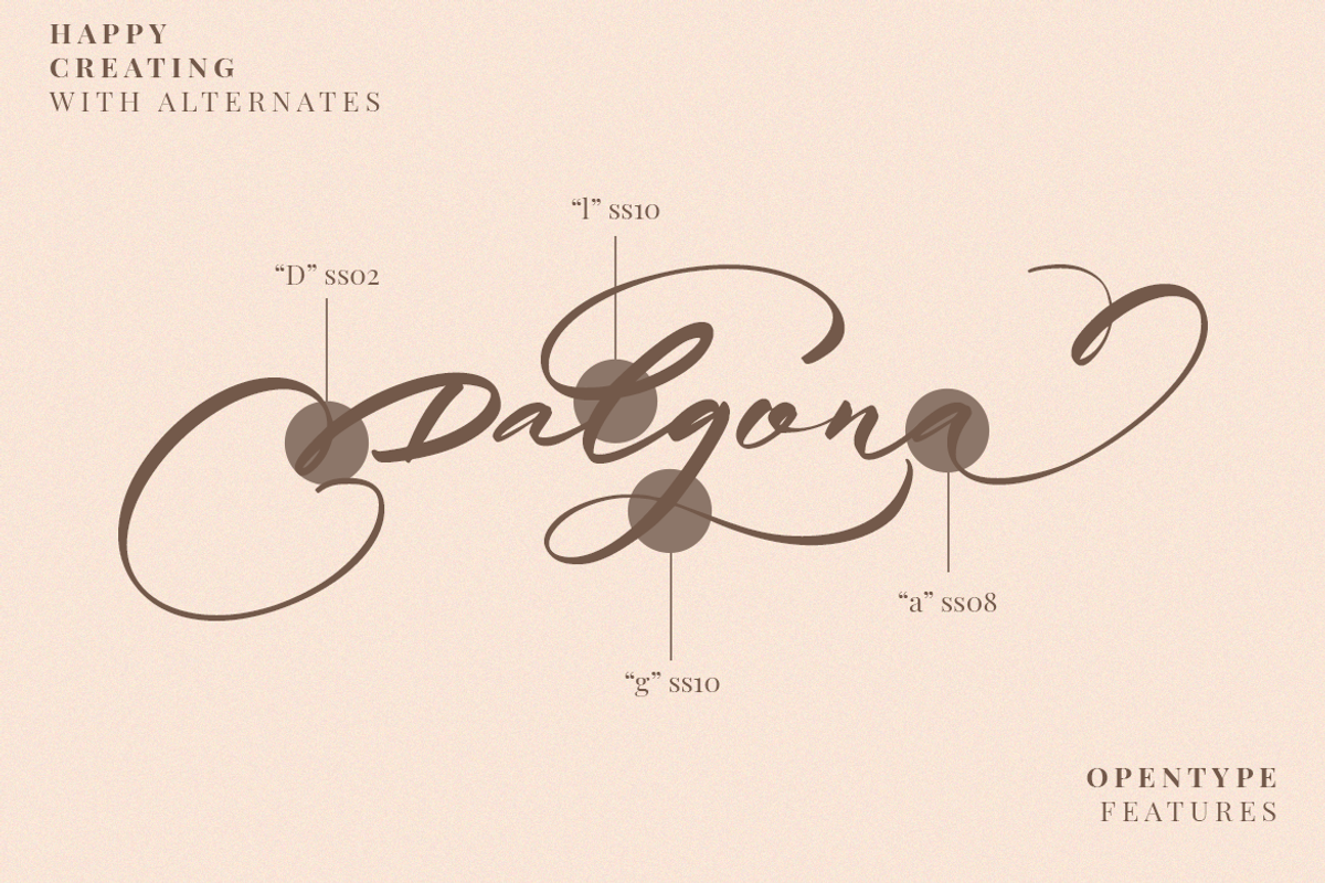 Just Quoting | A Script Font, a Script Font by Colllab Studio (Photo 22 of 24)