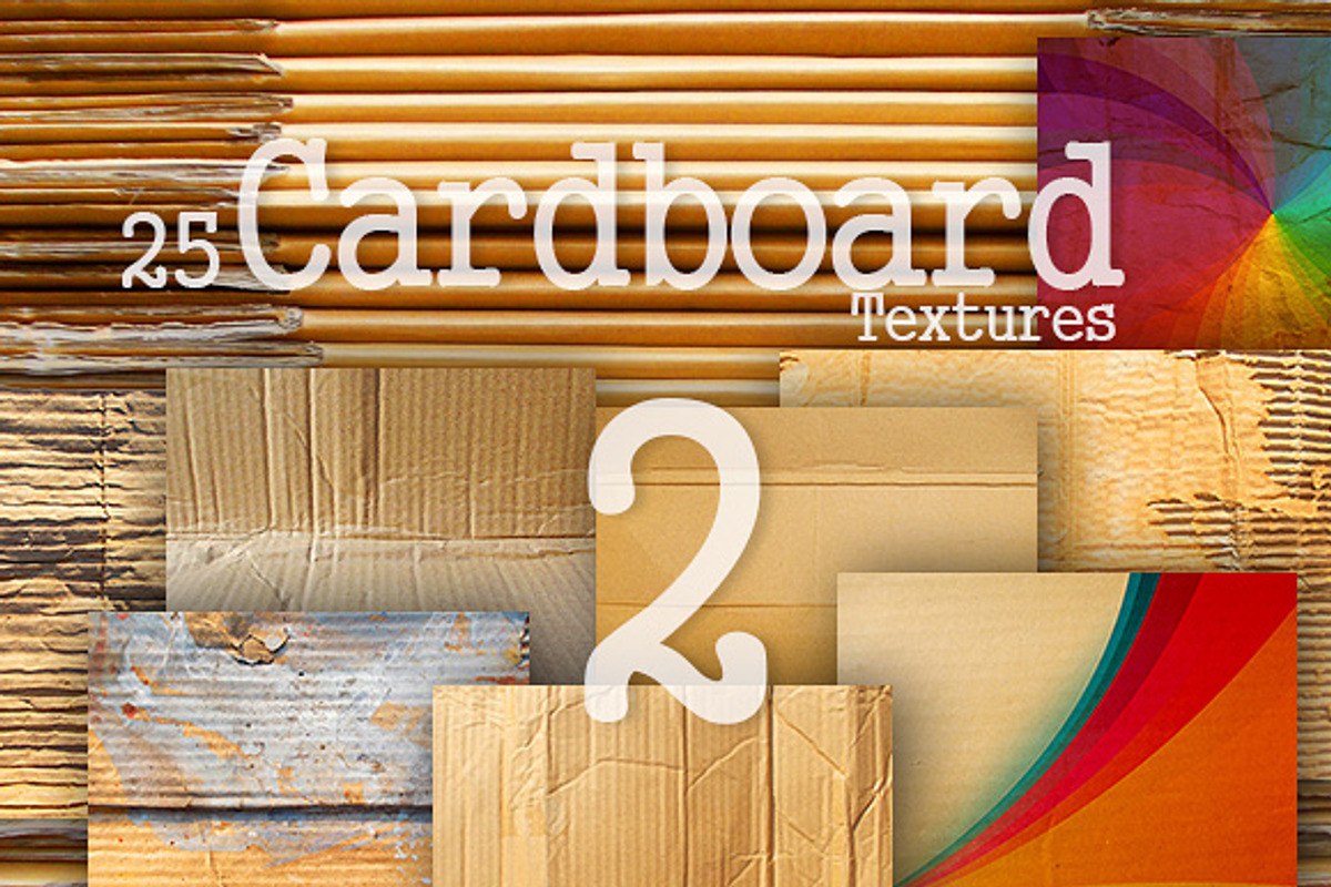 20 Card Board Textures Pack 2