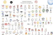 Watercolor Cute Alphabet Professions, an Education Illustration by MayaNavits (Thumbnail 8 of 12)
