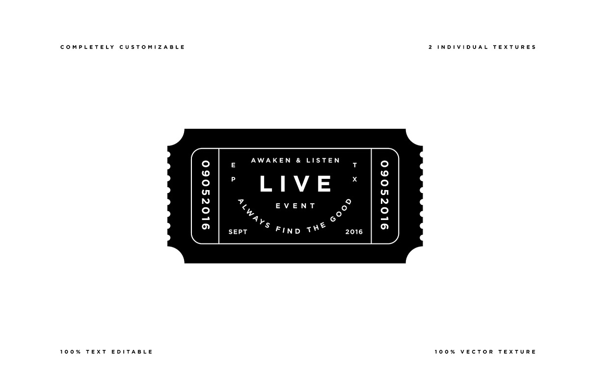 Ticketed Template, an Object Graphic by Misc. Loot Co. (Photo 2 of 5)