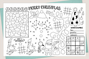 Christmas village coloring placemats, an Education Illustration by Lexi Claus (Thumbnail 2 of 6)