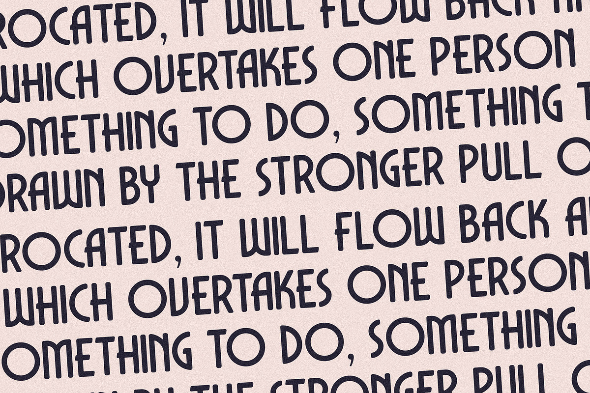 Dechor Rothen Modern Art Deco Font, a Sans Serif Font by Storytype Studio (Photo 10 of 15)