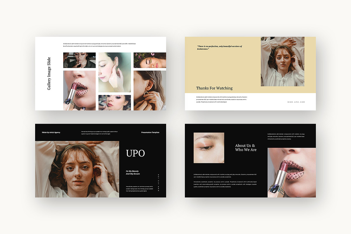 Upo : MUA Profile Google Slides, a Presentation Template by Punkl Camp (Photo 9 of 16)