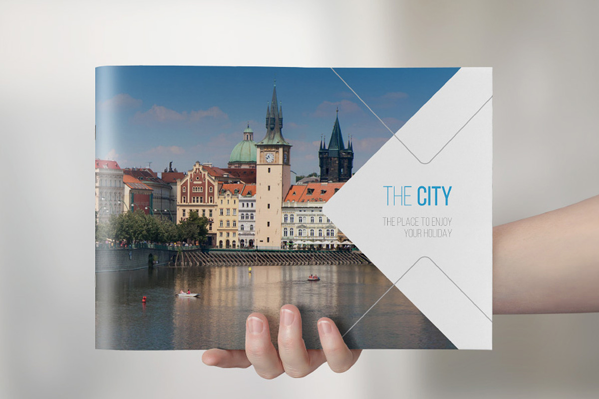 Travel / City A4 landscape brochure, a Brochure Template by INTERARTIVITY (Photo 2 of 10)