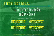 Neyscore - Sport Font, a Sans Serif Font by Snape Design Studio (Thumbnail 3 of 5)