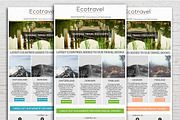 Eco/Travel Newsletter Template, an Email Template by Grafixity (Thumbnail 3 of 3)