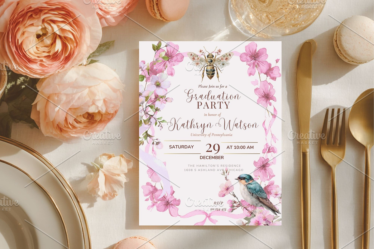 Vintage Garden Borders Frame Bow PNG, an Object Graphic by artinspirestudio (Photo 5 of 6)