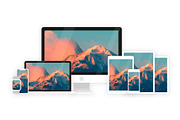 Minimal Apple Mockups Bundle, a Books & Magazine Mockup by Jacke__C (Thumbnail 1 of 3)