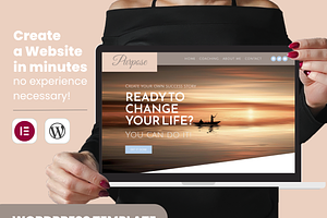 Boho Wordpress Elementor Template