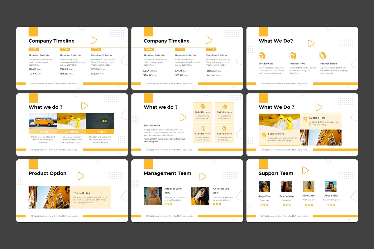 Business Plan -Presentation Template, a Presentation Template by MNML Agency (Photo 8 of 34)