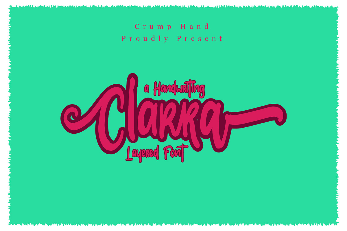 Clarra Layered Fonts
