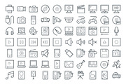 125+ Multimedia Vector Icons, an Outline Icon by Vectors Market (Thumbnail 2 of 3)