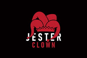 jester hat logo minimalist simple, a Branding & Logo Template by Maylianaw28
