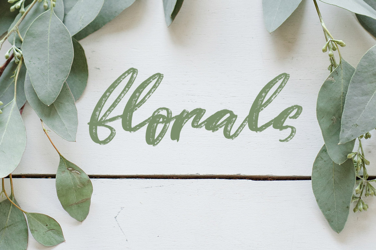 Justify Brush Script Font preview 4
