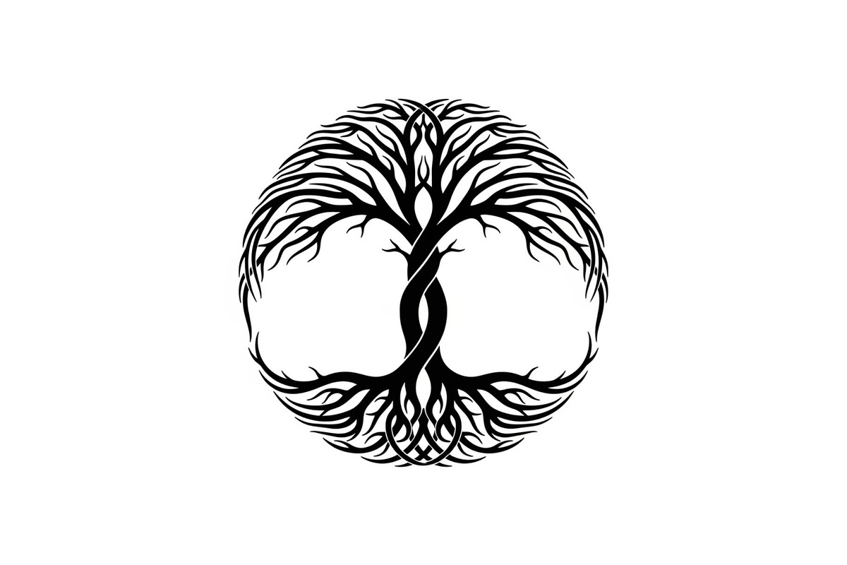 Tree of Life Circle SVG Bundle, an Illustration by Gfx_Store (Photo 10 of 50)
