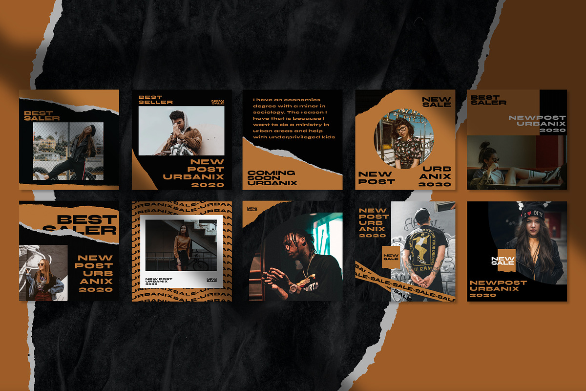Urbanix 60 Instagram Post Template, a Social Media Template by Compaq_Creative (Photo 8 of 8)