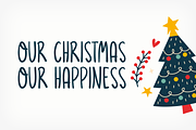 Christmas Merriment Typeface, a Script Font by Seemly Fonts (Thumbnail 4 of 4)