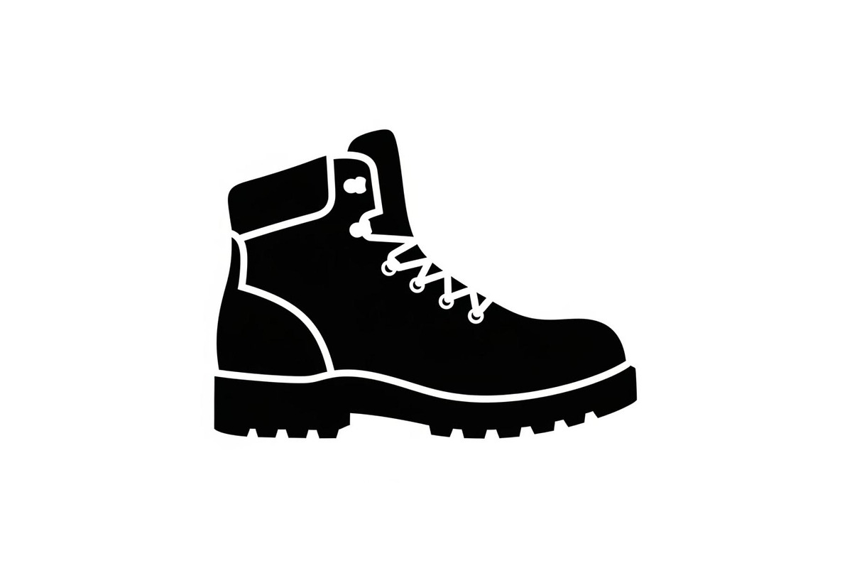 Rugged Hiking Boot Silhouette, a Graphic by hafijul (Photo 1 of 9)