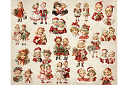 Christmas Kids Clipart PNG, a Seasonal Illustration by Memories By Lea (Thumbnail 8 of 8)