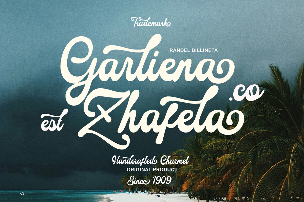 Randel Billineta Script, a Script Font by IM Studio (Photo 3 of 8)