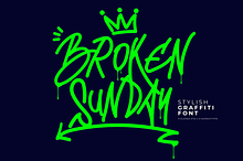 Broken Sunday - Stylish Graffiti