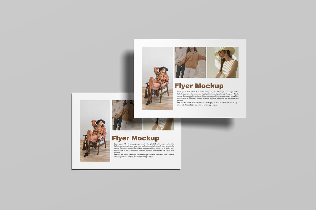 Landscape Flyer Mockup, a Books & Magazine Mockup by Graphiculon (Photo 8 of 11)