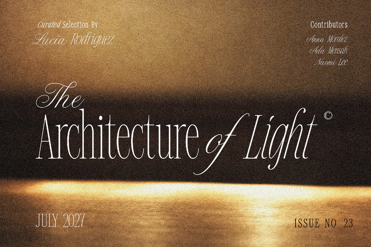 Timeless Editorial - Elegant Serif, a Script Font by AndrewPixelType (Photo 3 of 17)