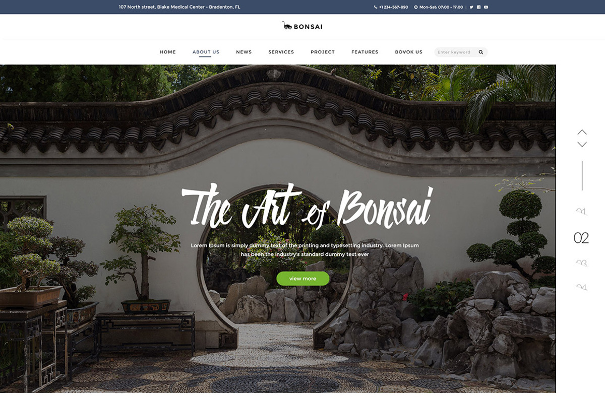 Bonsai - WP Landscapers & Gardeners, a WordPress Template by Knighthemes (Photo 2 of 16)