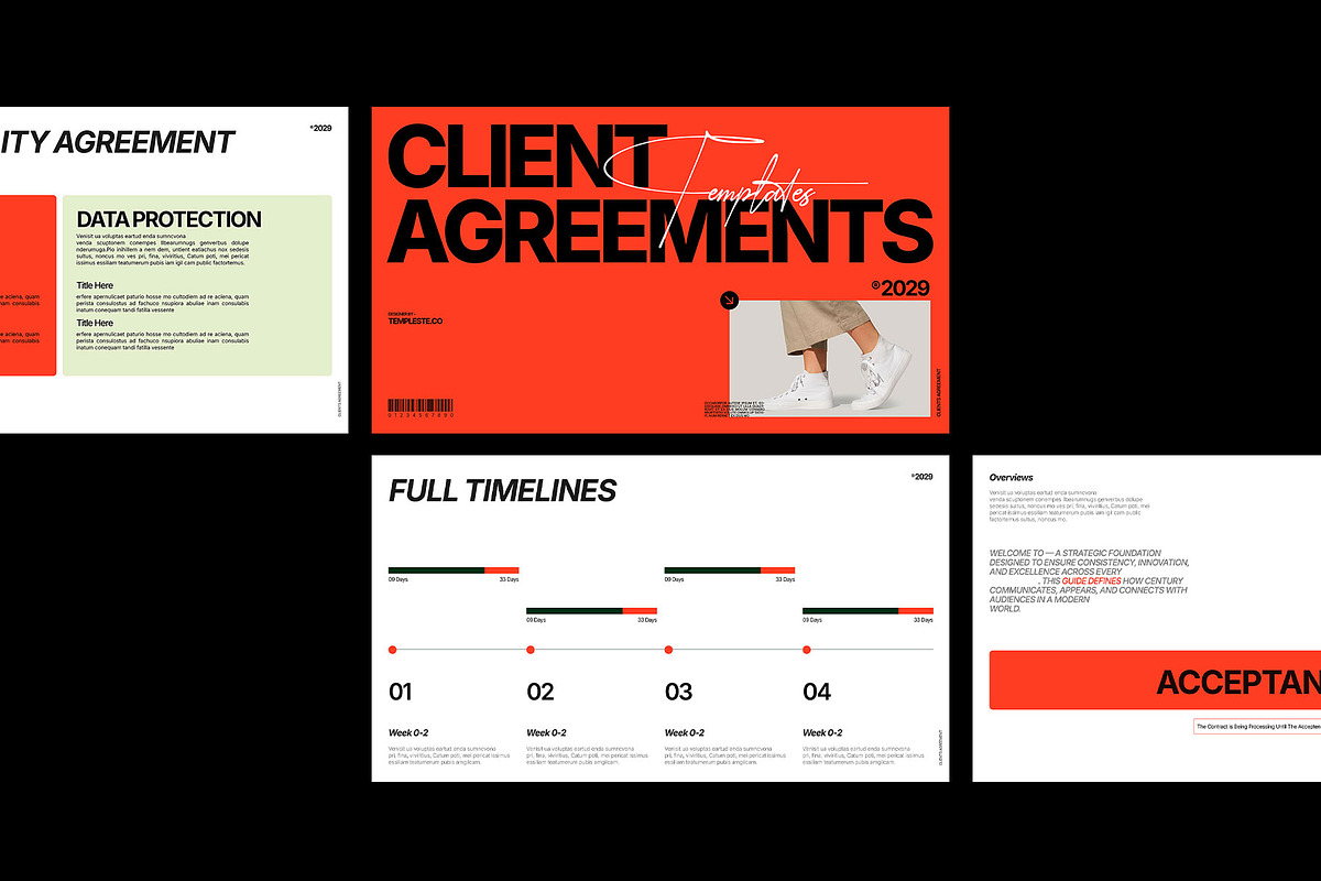Client Agreement Presentation Deck, a Presentation Template by Templeste (Photo 4 of 6)