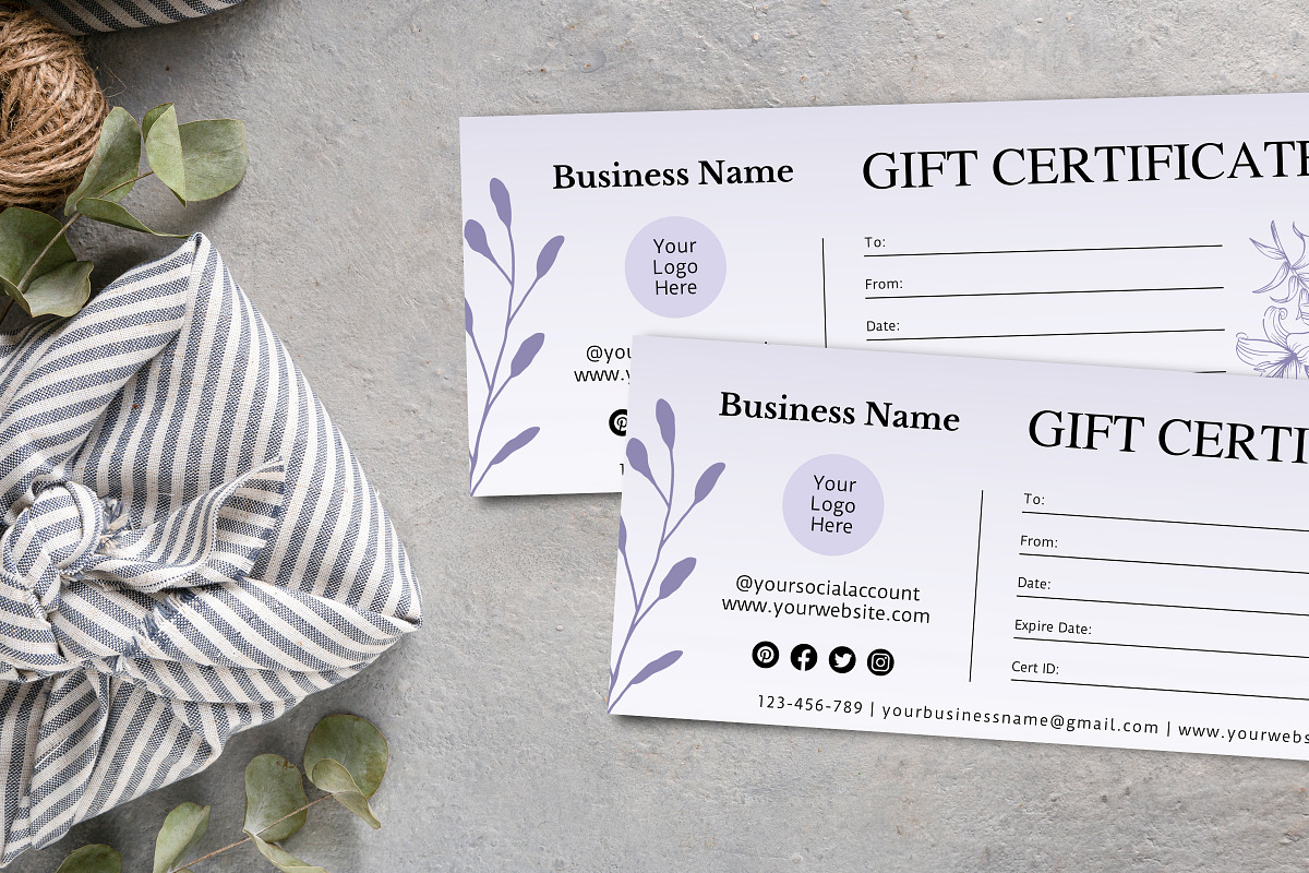 Gift Certificate Canva Template, a Design Template by Snapybiz (Photo 7 of 10)