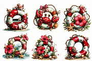 Whimsical Summer lifebuoy Clipart, an Illustration by Designworld (Thumbnail 6 of 8)