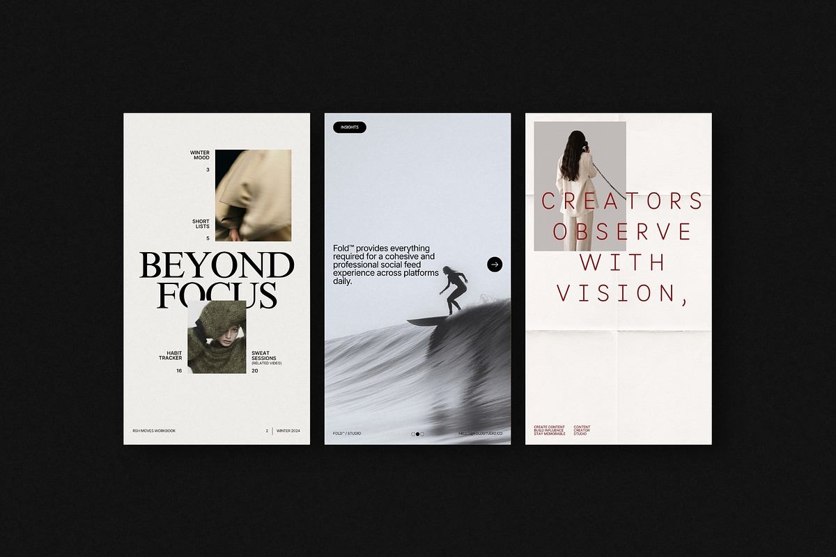 FOLD | Instagram STORIES Bundle, a Social Media Template by Pixel Grid (Photo 6 of 10)