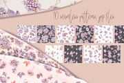 Snake Hydrangeas Garden Clipart, a Decorative Illustration by Shabbypie (Thumbnail 17 of 20)