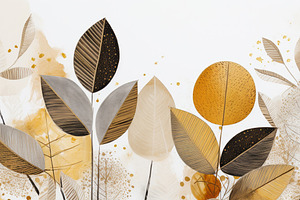 Bohemian Leaves. Illustrations