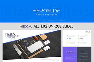 Hexa , Business Powerpoint Template